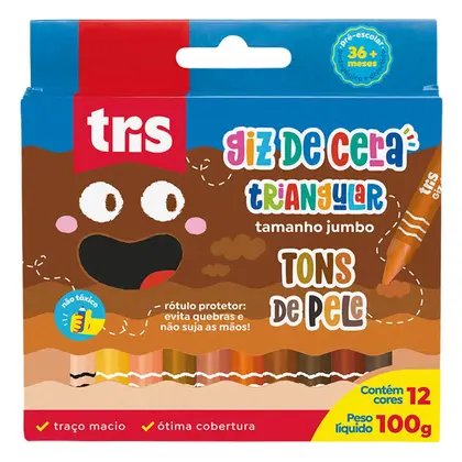 GIZ DE CERA TRIANG TONS DE PELE TRIS