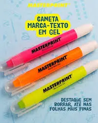 CANETA MARCA TEXTO GEL MASTERPRINT