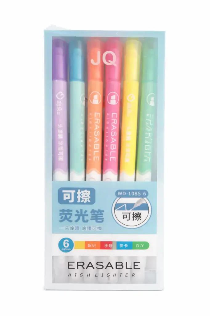 Canetinha Apagavel Marcadir 6 Cores WD-1085-6