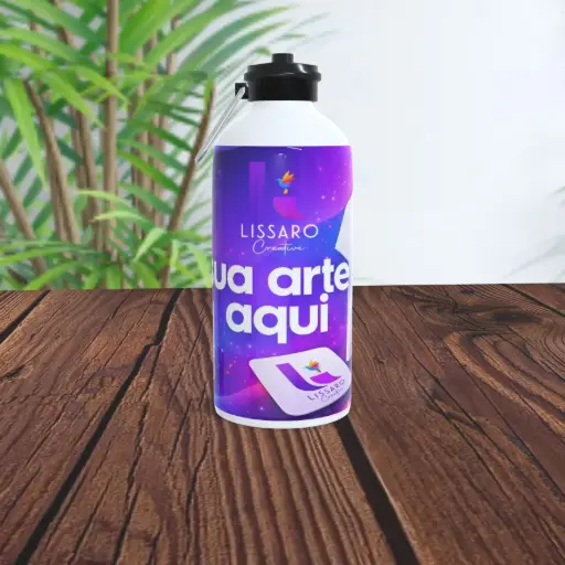 Squeeze Garrafa Com dois Bicos PERSONALIZADA 600ml