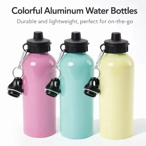 Squeeze Garrafa Com dois Bicos Para Sublimação de 600ml Colorida