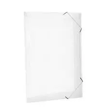 PASTA PLAST C/ELASTICO A/E A3 CRISTAL 