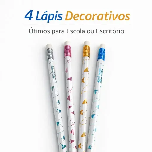 Lápis HB n2 Aviões Decorado