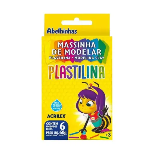 MASSA MODELAR ACRILEX C/6